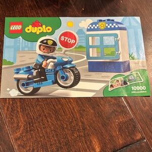 Lego Duplo Police Station Set - Blue and White
